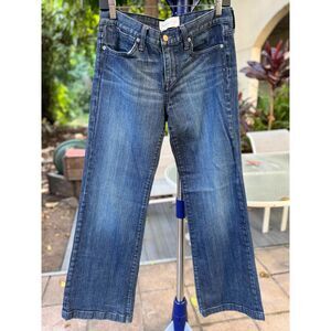 Paper Denim & Cloth Jayne Medium Rise Wide Leg Med Blue Jeans SZ 30 = 10 Anthro